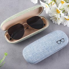 Manufacturer Direct Supply Large Size Simple and Durable Eye Glass Case with High-Quality Spring Opening and Closing, Suitable for Myopia and Presbyopia Glasses