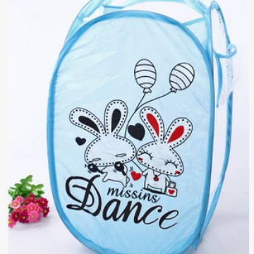 Three nets and one cloth-blue double white rabbit