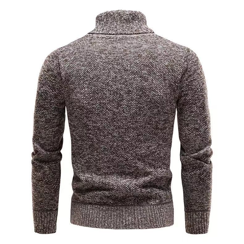 Felpa con cappuccio in maglia spessa e soffice con collo alto autunno/inverno 2024, casual, da uomo Undercover_voghion.com