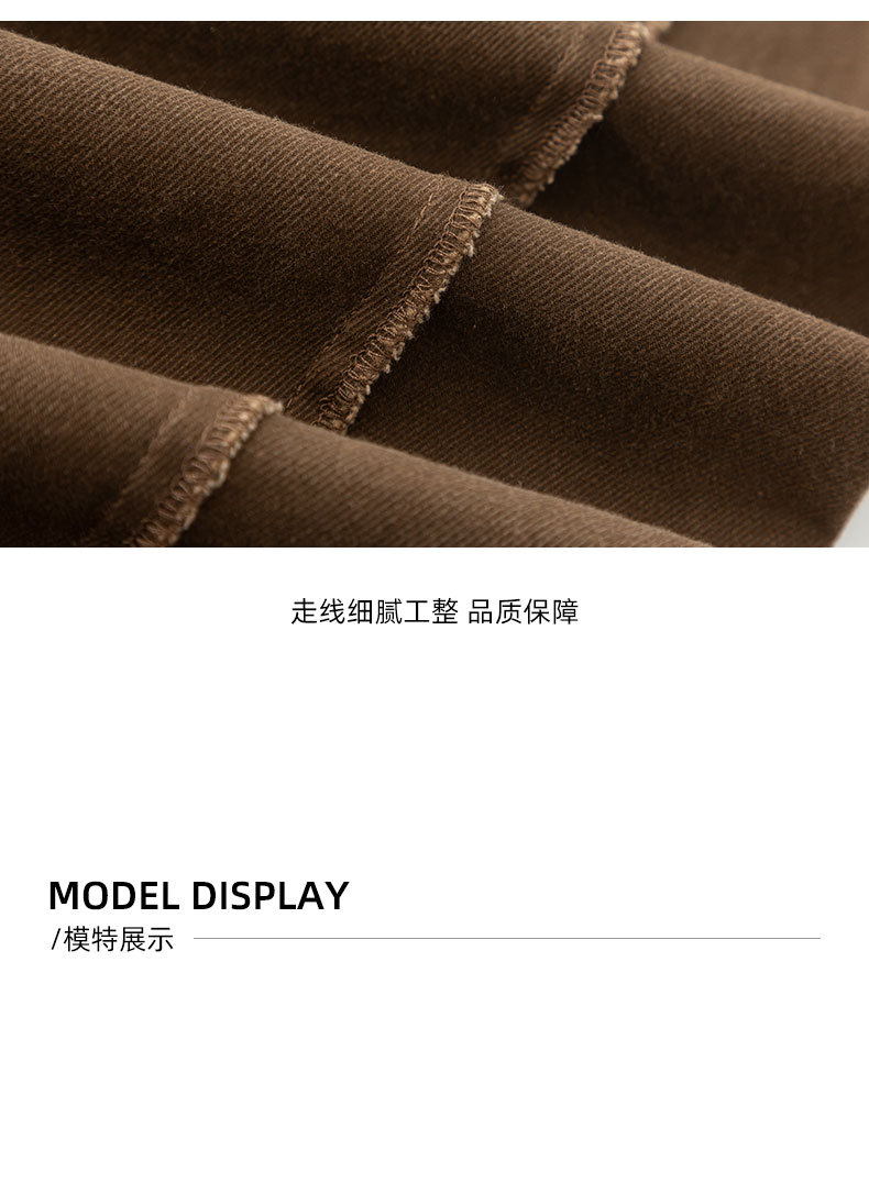 Quần jean nữ ống rộng cạp cao dáng suông chất cotton wash mềm — Màu xám lạnh chi tiết 18