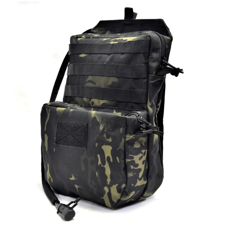 Chaleco táctico bolsas de agua MOLLE bolsas de almacenamiento multifuncionales al aire libre bolsas de accesorios de chaleco de camuflaje
