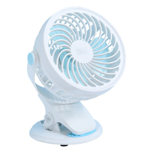 Desktop USB standing mini fan, student dormitory bedside desktop clip fan, office clip-on desk fan