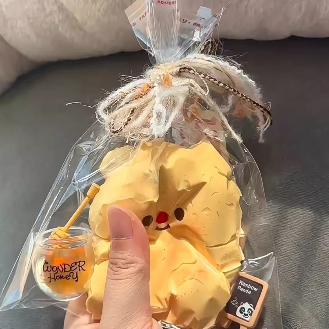 Mantequilla enlatada de miel, oso, pellizco de agua, pellizco de crema, juguete descompresurado, pellizco super suave, pellizco de música, pellizco suave.