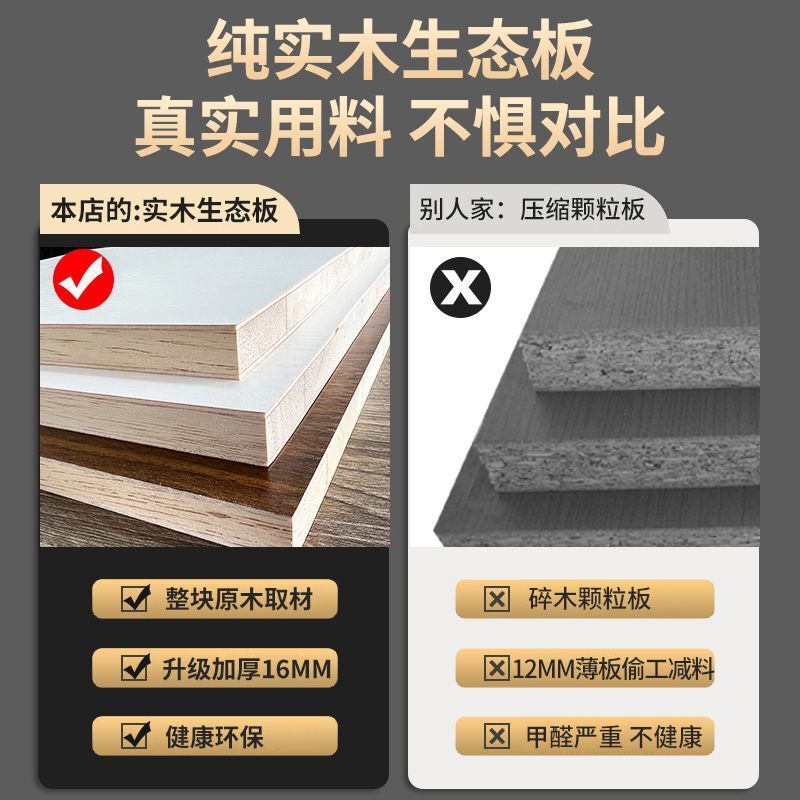 衣柜家用卧室全实木柜子包安装分段式免拉手简易出租房用儿童衣橱|undefined