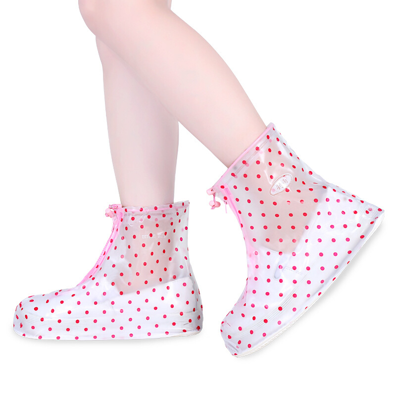 Rain shoe covers lady thickening non-slip wear-resisting thickening lovely children Rainy Day Shoe cover wholesale