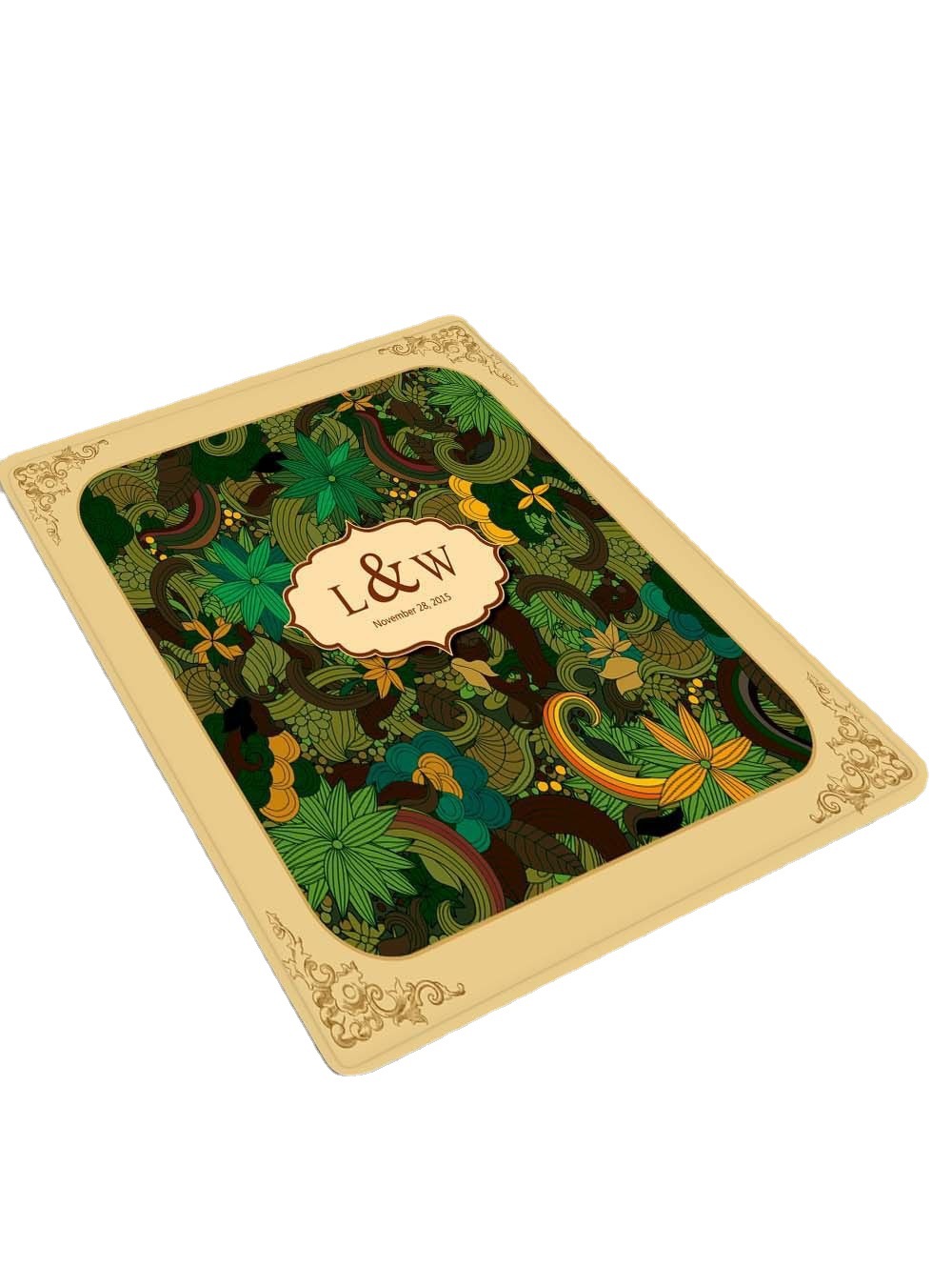 厂家现货批发北欧绿植风进门地垫脚垫门垫吸水家用浴室地垫