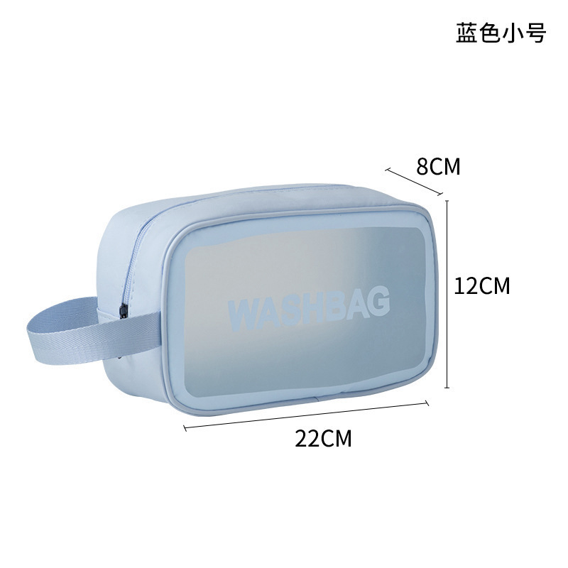 YT高级磨砂防水化妆包大容量高颜值便携手提收纳包洗漱游泳包|undefined
