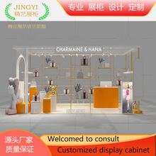 定制商场中岛皮具包包展示架品牌店皮箱女包展示柜陈列台展架设计