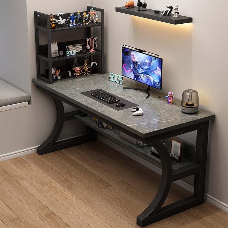 Computer Desk, Student-Specific Study Desk, Home-Use Desk with Storage Rack, Desktop Gaming Simple Office Desk Computer Desk, Student-Specific Study Desk, Home-Use Desk with Storage Rack, Desktop Gaming Simple Office Desk