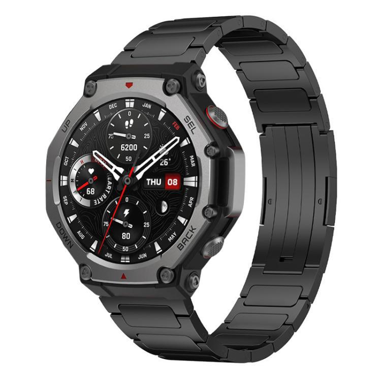 xDfind correa de acero inoxidable para Amazfit T-Rex 3