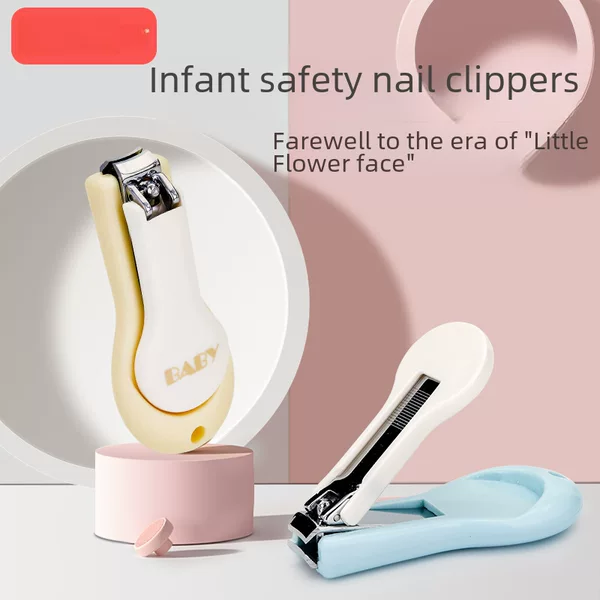 Buqi Booky Infant Nail Clippers Baby Anti-Pinch Nail Clippers Newborn Kidsren's Nail Clippers