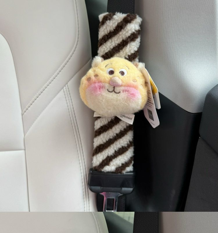 Cute Zootopia Judy Nick Car Seatbelt Shoulder Pad Cartoon Cute Plush Doll Anti-Strangling