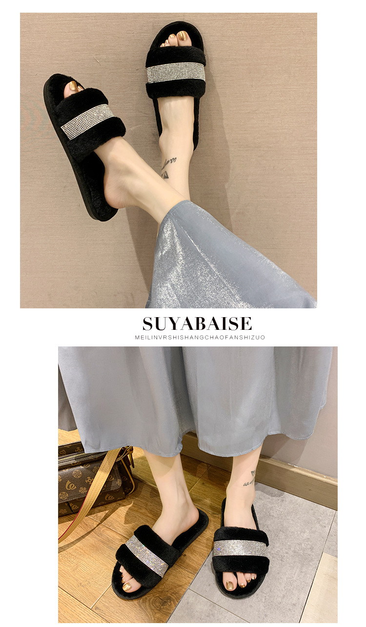 Scarpe da casa da donna, comode, antiscivolo, lavabili in lavatrice, estive, aperte in velluto, a punta aperta, per interni ed esterni_voghion.com