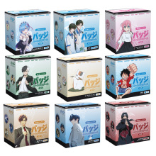 个人池动漫58MM吧唧柯南蓝锁排球孤独摇滚小圆吧唧徽章6枚一盒