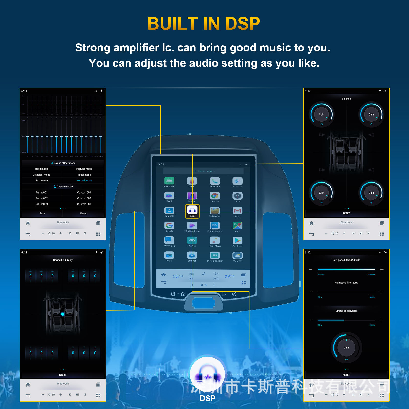 10.4 inch Vertical Screen Elantra 2012- HD Car GPS Android Navigation