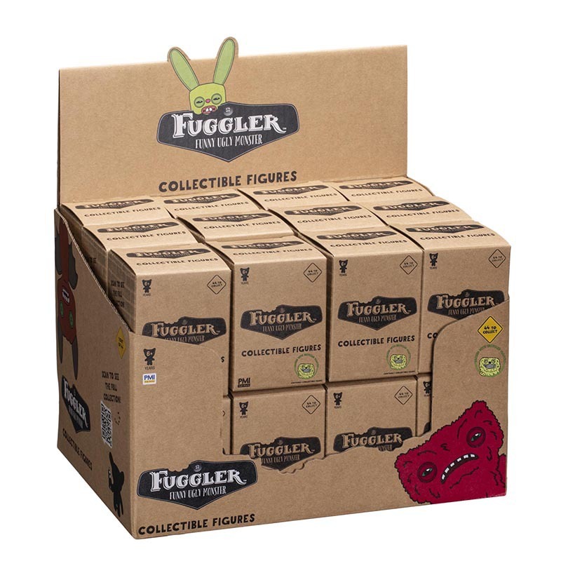 Fuggler正版萌牙怪兽盲盒系列第二代手办丑萌潮玩具摆件钥匙扣|undefined