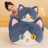 Забавная подушка, плюшевый диван, игрушка для школьников для сна, кот