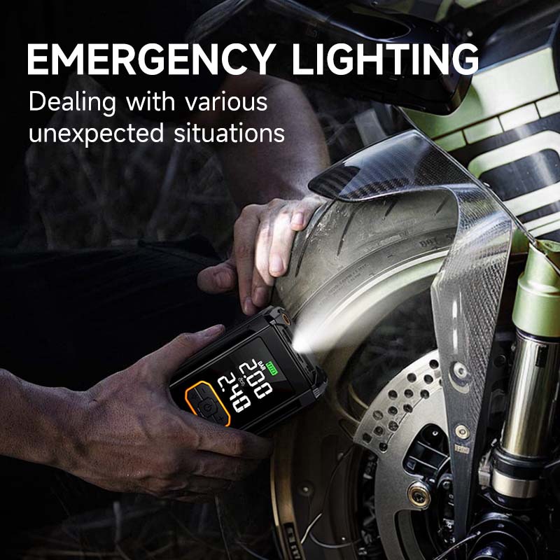 Car Air Pump Portable Tire Inflator Intelligent Wireless XM01