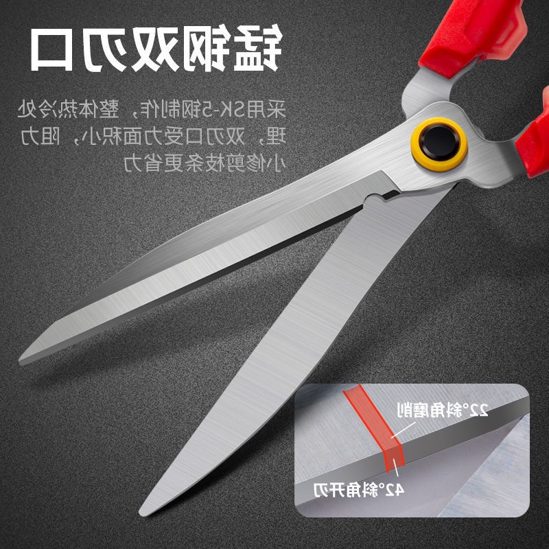 Floral shears, garden scissors, hedge trimmer, tool for lawn trimming, pruning shears, plant and branch cutter, thick branch garden scissors