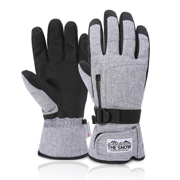 Ski keep warm winter windproof insulated non-slip sports waterproof…