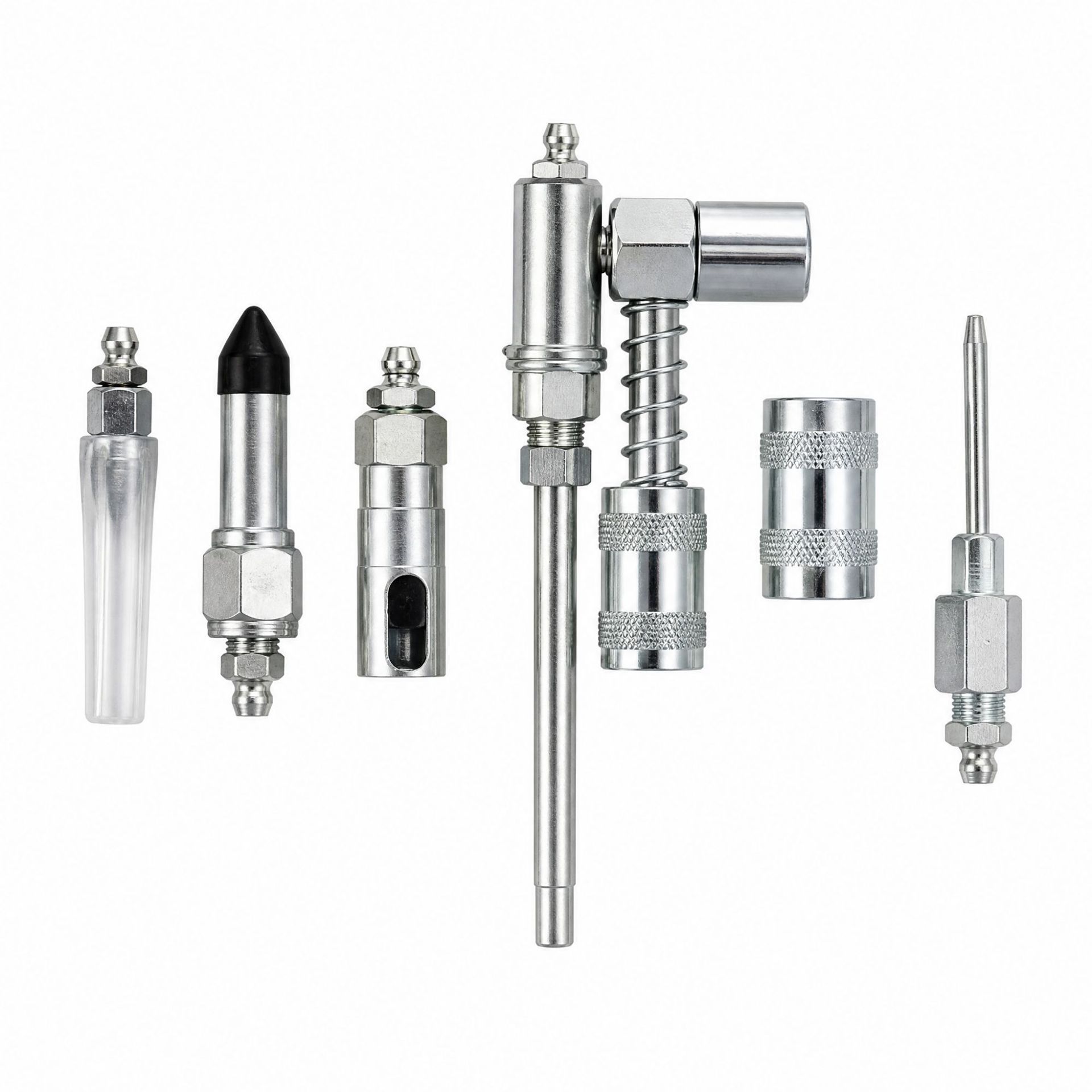 Adaptador de Boquilla de Grasa de 90 Grados en Acero Inoxidable de Alta Presión para Pistola de Grasa image 17