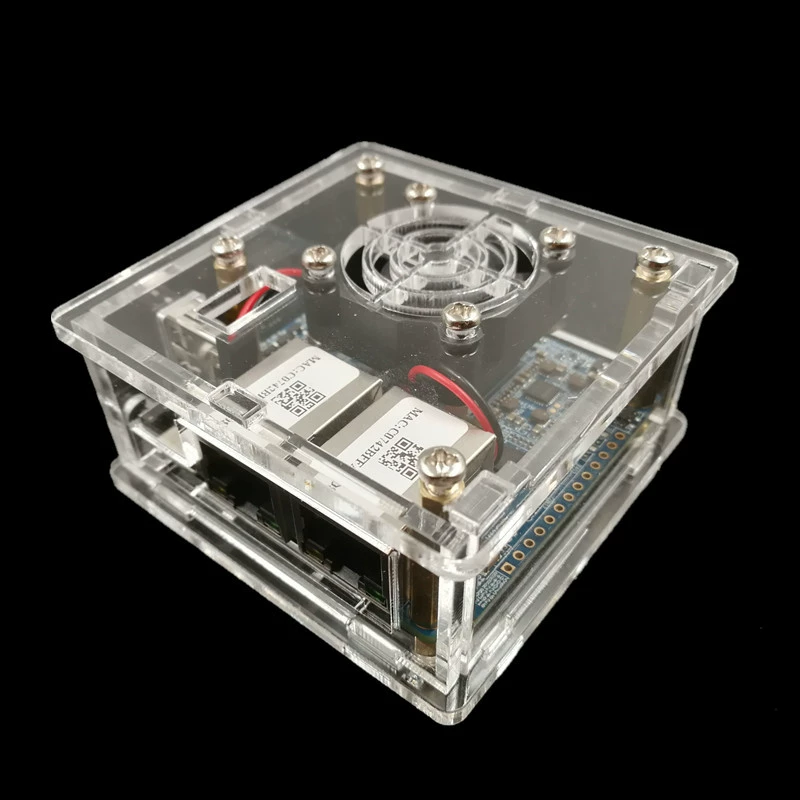 Orange School R1 Plus LTS Development board shell Gigabit Soft Routing Orangepi RK3328 motherboard shell