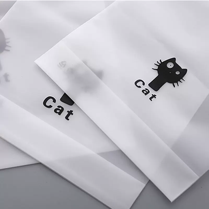 cpe磨砂抽绳袋塑料束口收纳毛巾洁面巾衣服透明收纳袋服装包装袋