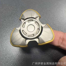 跨境热卖edc解压玩具指尖陀螺开甲陀螺合金解压神器减压玩具