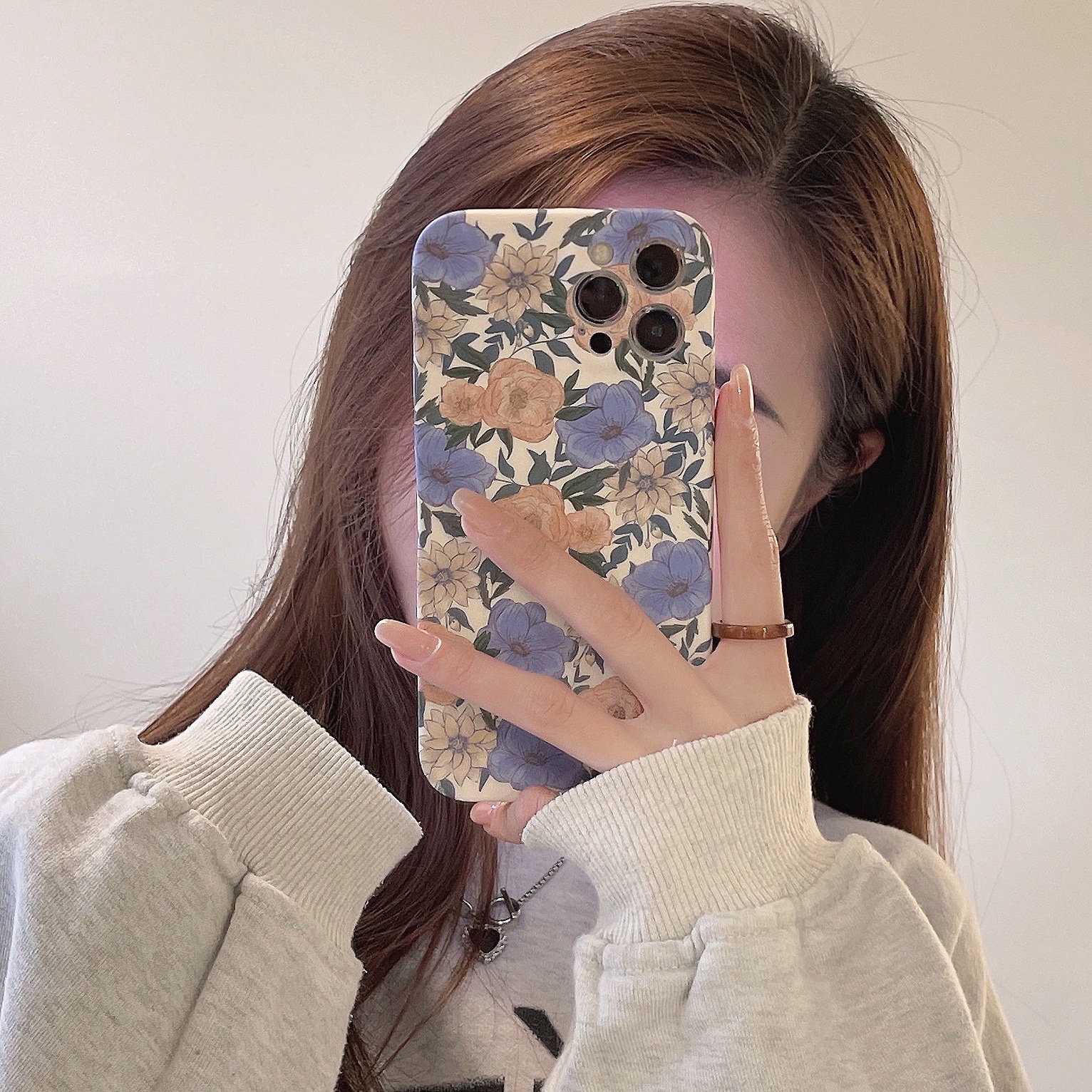 Handyhülle Mit Ölgemälde Blumen Motiv Für Das Iphone_voghion.com