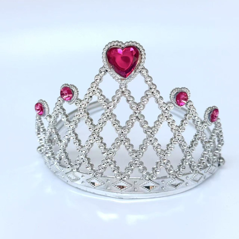 Accesorios para el cabello de princesa, sombreros de corona, accesorios de diadema de princesita para niños, disfraces de cumpleaños, pequeñas joyas al por mayor, fábrica de Yiwu