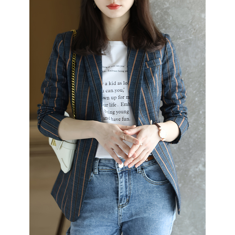 G 41883 Striped Slim Women's Blazer