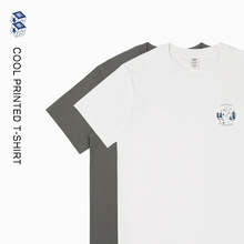 t恤男装夏季日系宽松卡通印花体恤重磅纯棉ins短袖男上衣时尚休闲