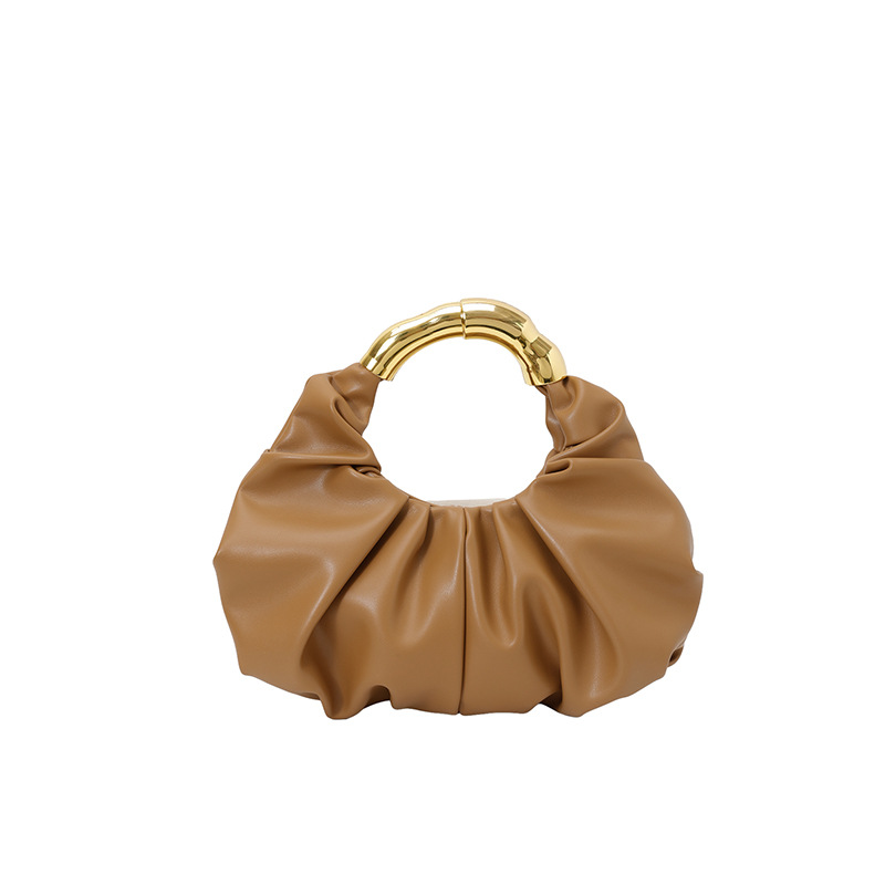 Bolso de mujer venta caliente nuevo nicho coreano diseño popular bolso plegado de lujo ligero de alta calidad bolso de hardware personalizado
