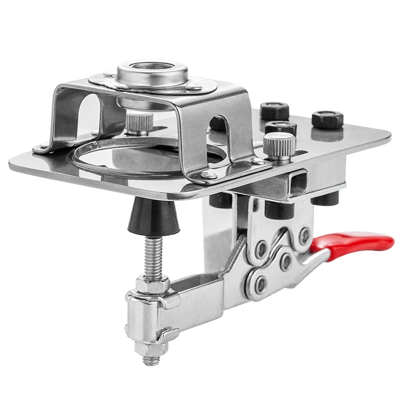Hinge hole opener auxiliary stopper 35mm stainless steel woodworking wardrobe door hinge positioning fixed installation artifact