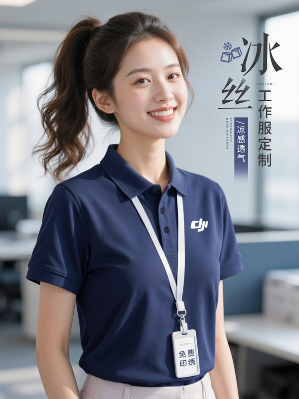 Ice Silk Polo Shirt Workwear Custom Short-Sleeved Logo-Printed Summer Corporate Event Employee Uniforms Group Wear T-Shirt Ice Silk Polo Shirt Workwear Custom Short-Sleeved Logo-Printed Summer Corporate Event Employee Uniforms Group Wear T-Shirt