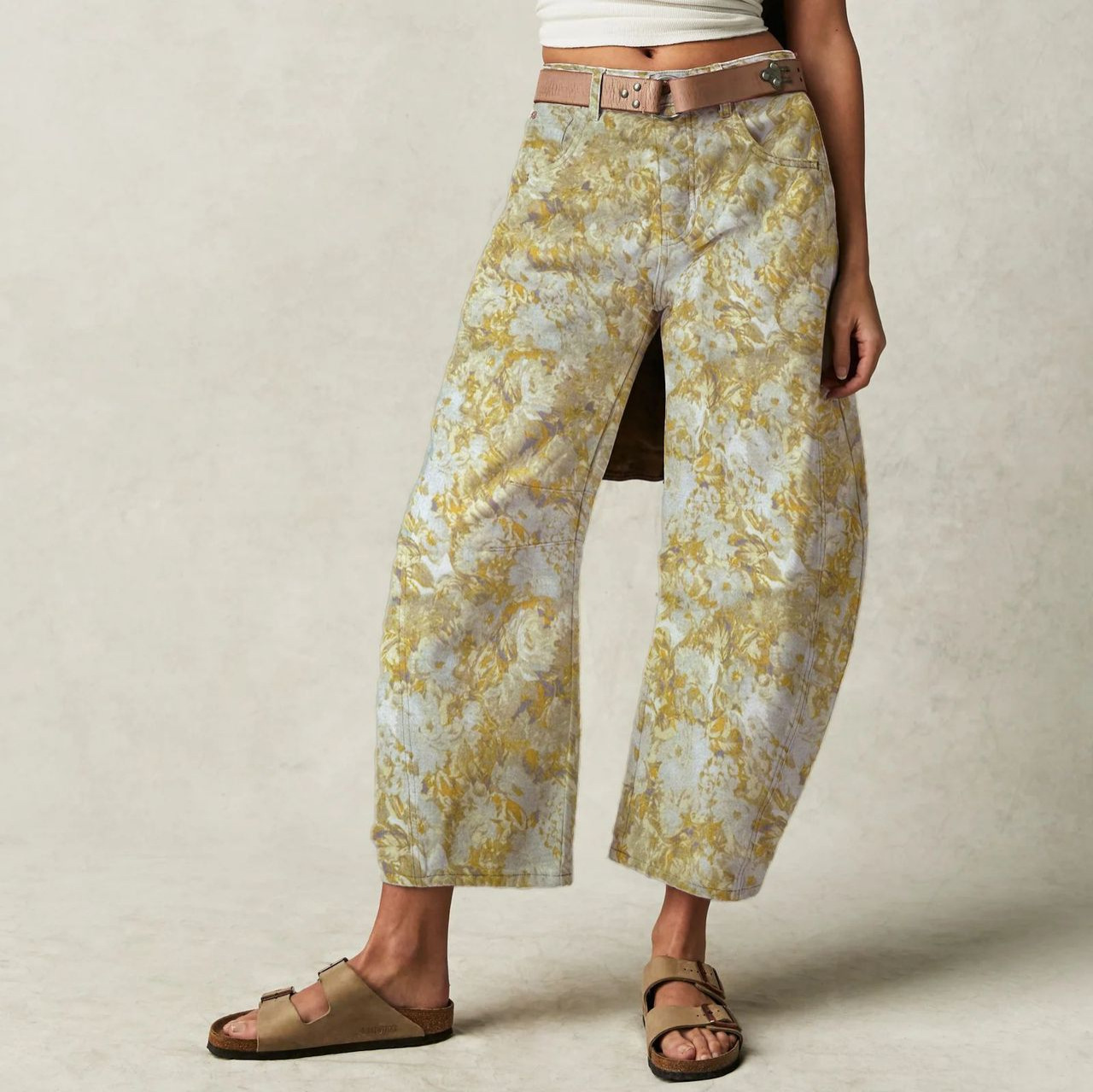 独立站2025跨境ebay欧美春季 休闲宽松中腰筒形女士牛仔裤16849