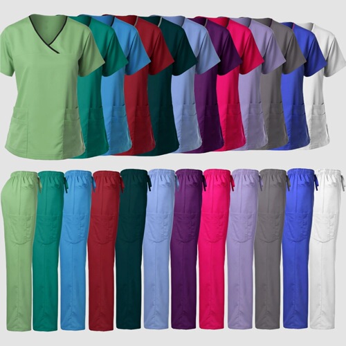 Amazon foreign trade doctor's hand clothes, medical work clothes, summer hand clothes, operating room, operating clothes, special for medical care