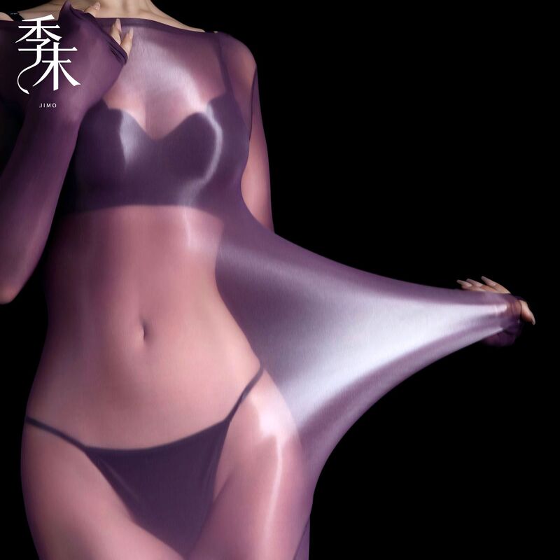 End-of-season plus size 100kg thousand-stitch high-density 3D aurora bodysuit sheer ultra-thin sexy lingerie full-body stockings