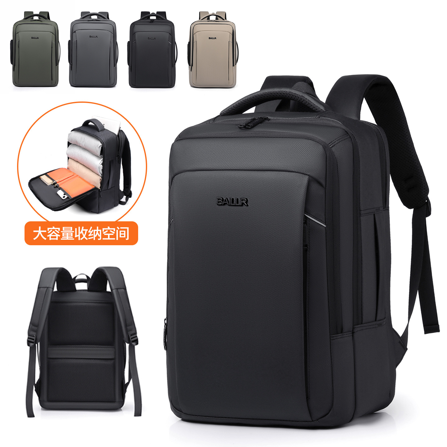 Cross-Border Fashion Business Commuting Versatile Backpack Men's New Multi-Functional Computer Bag Large Capacity Casual Backpack