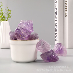 Manufacturer supplies amethyst rough stone, light amethyst rough stone, aromatherapy stone, diffuser stone, bonsai decoration ornaments