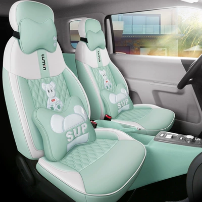 Changan Waxy Corn Violence Bear Diamond Special Car Cushion All Seasons Surrounded Five Cartoon Seat Cover