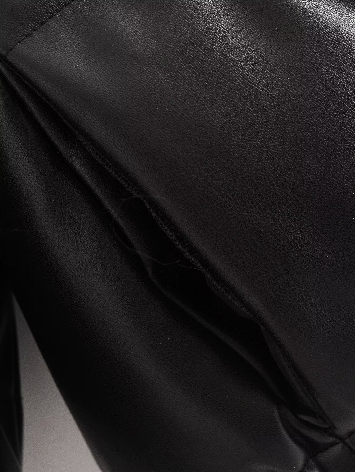 Women's Clothing 2024 Winter New Women's Urban Casual Leather Cotton Jacket_voghion.com