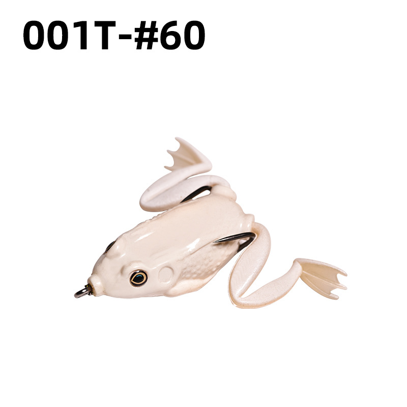 Lei Rana biónica Luya cebo suave Lei Rana cebo de imitación al por mayor tiro largo cebo negro Luya Lei Qiang Rana cebo falso lote