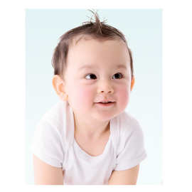 大胖小子画漂亮的娃娃图片男宝宝婴幼儿海报孕妇胎教结不干胶贴纸