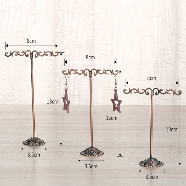 metal earrings