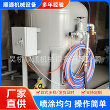 顺通喷砂机移动喷砂机便携式除锈机气动无尘水喷砂罐自动喷砂机