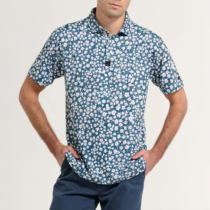 2024 new dry sublimation T-shirt sports quick-drying polo golf shirt with embroidery