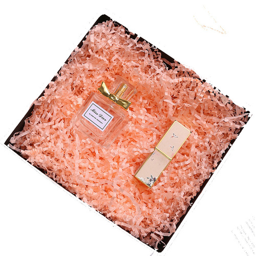 Wrinkled colorful shredded paper fruit packaging wedding candy gift box filling chicken nest grass raffia manufacturer wholesale