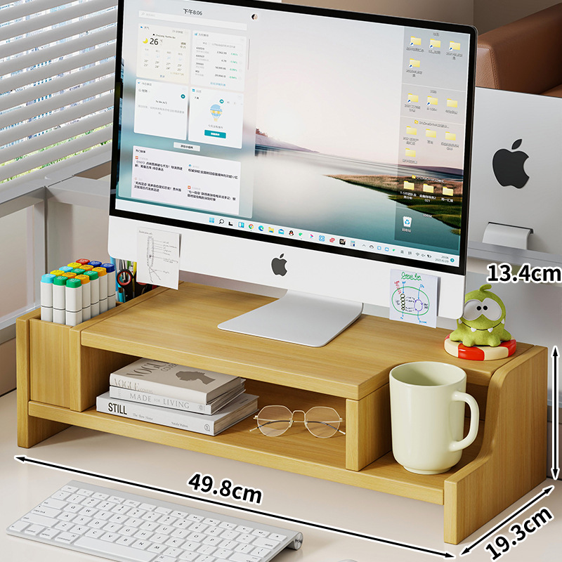 B타입(펜홀더+컵홀더+뒷판포함)-원목색상