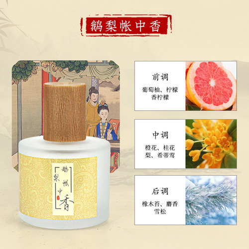 Ancient style national style perfume goose pear tent middle fragrance ladies long-lasting fragrance student fresh light fragrance e-commerce supply can be shipped on behalf of